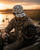 Two Mallards LR Duck Camo 258 performance hat with custom duck camo pattern, black rope accent, and embroidered mallard patch.