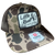 Little River Duck Blind Richardson 112 hat in Bark Duck Camo with waterfowl-inspired design.
