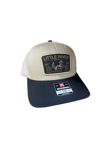 Shop the Outdoor Life Hat by Little River—featuring a golden retriever patch, and Richardson 112 fit. Perfect for dog lovers and outdoor enthusiasts.