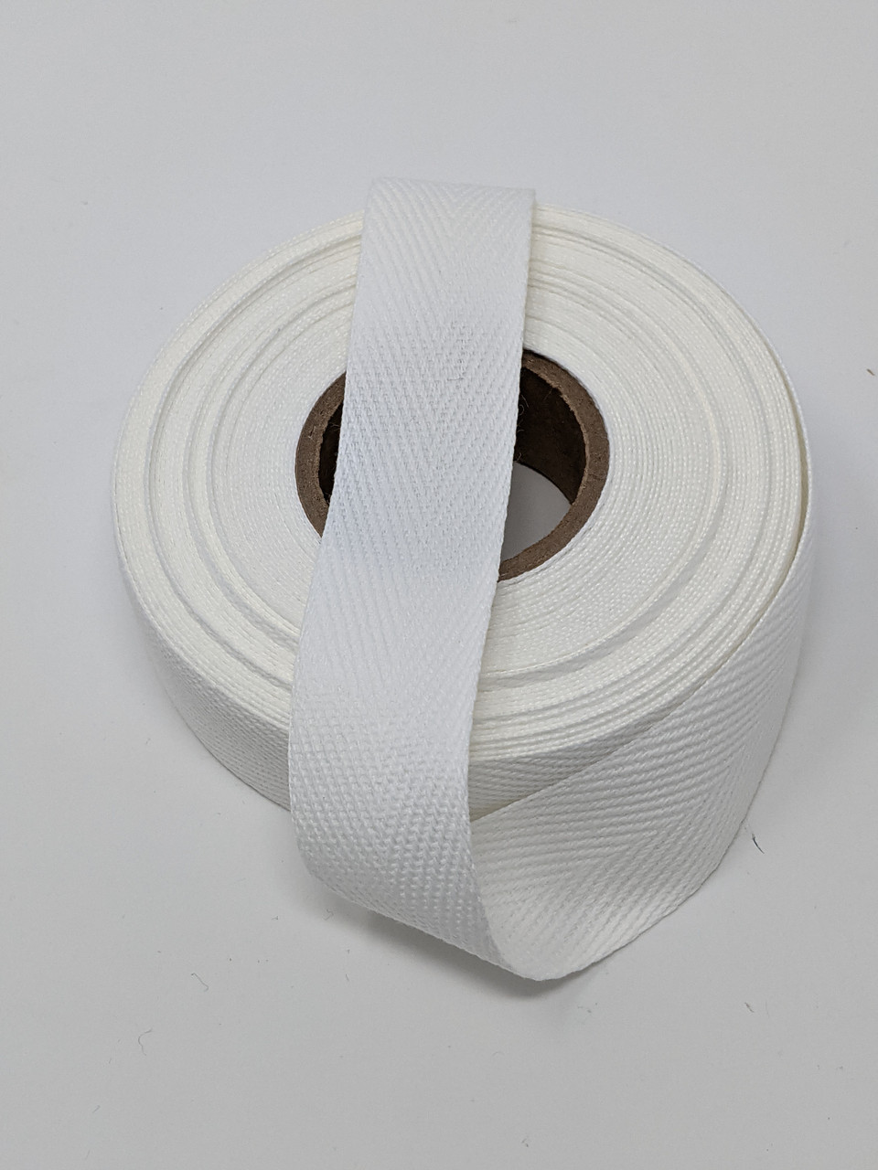 Trimplace 1 100% Polyester Twill Tape - 25 Yards (White)