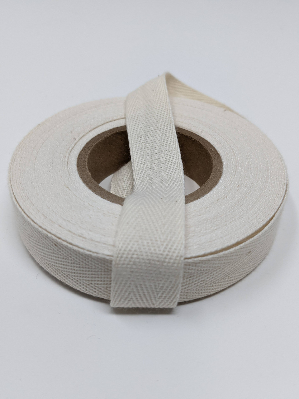 Lightweight 5/8 natural twill tape, 10 yard roll