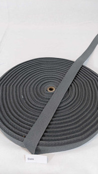 Cotton Twill Tape 3/4" Slate, 72 yard roll
