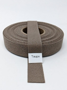 Cotton Twill Tape 1.25 White, 10 yard roll