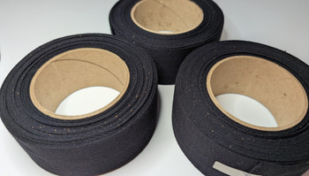 WITH IMPERFECTION - Heavyweight 2" black twill tape, 10 yard roll