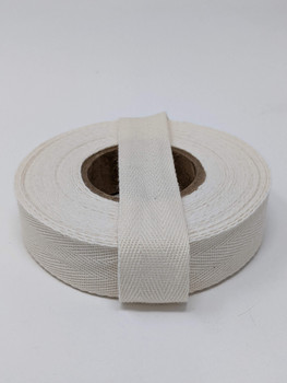 Lightweight 3/4" natural twill tape, 8 yard roll