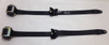 2004-2005 Mini Cooper Front Seat Belts, Black, Pair, r1001