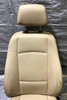 2008-2013 BMW 128i 135i Convertible Front Seats / Pair / Beige Leather / B1002