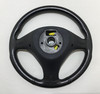 2000-2006 Audi TT Factory Black Leather Steering Wheel w/ Airbag / Manual / T1010