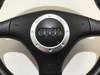 2000-2006 Audi TT Factory Black Leather Steering Wheel w/ Airbag / Manual / T1010