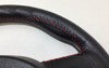 2011-2015 Mini Cooper Black Leather Steering Wheel w/ Red Stitching / Manual / R2018