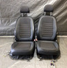 2012-2019 Volkswagen Beetle Sport Titan Black Leatherette Front Seats / Pair / VB002