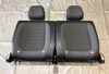 2012-2019 Volkswagen Beetle Coupe Titan Black Leatherette Rear Seat Set / VB002