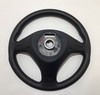 2000-2006 Audi TT Black Leather Steering Wheel W/ Airbag / Manual / T1015