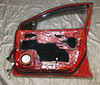 *DAMAGED* 2015-2020 Subaru WRX STI Passenger Front Door Assembly / Pure Red / SS003