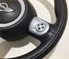 2007-2010 Mini Cooper Sport Leather Steering Wheel w/ Airbag / OEM / R2022
