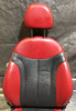 2004 Mini Cooper S R53 MC40 Black / Red Leather Seats / Front & Rear / R1018