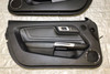 2018-2020 Ford Mustang GT S550 Black Leather Interior Door Panels / Pair / FM005