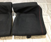 2013-2016 Scion FRS / Subaru BRZ Rear Seat Set / Black Cloth w/ Red  /   FB028