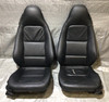 *DAMAGED* 2000-2002 BMW Z3 Roadster Front Seats / Black Classic Leather / Z3022