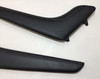 2017-2020 Infiniti Q60 Black Leather Console Trim Panels / Pair / IQ602