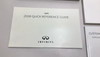 2018 Infiniti Q60 2.0T Luxe Owner's Manual w/ Case / IQ602