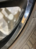 2014-2019 Chevrolet C7 Corvette Stingray Z51 Gloss Black 5 Split Spoke Wheels Rims w/ Tires / 19x8.5" 20x10" / C7001