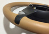 2009-2012 Porsche 987 Boxster Sand Beige Leather Steering Wheel / PDK / Chrono / BC015