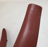 1997-2004 Porsche 986 Boxster Red Leather Roll Bar Padding / Set of 3 / OEM /   BX046