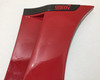 2015-2018 Subaru WRX STI Fender Vent Trim Panels / Pair w/ Carbon Fiber Trim / Lighting Red   SS008