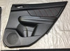 2015-2020 Subaru WRX STI Interior Door Panels / Set of 4 / Black Leather / Red Stitching /   SS008