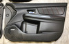 2015-2020 Subaru WRX STI Interior Door Panels / Set of 4 / Black Leather / Red Stitching /   SS008