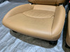 2005-2012 Porsche 997 911 / 987 Boxster / Cayman Sand Beige Supple Leather Seats / Pair / P7001