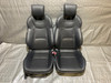 2013-2016 Hyundai Genesis Coupe Black Leather Front Seats / Pair / HG021 