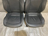 2003-2008 E85 E86 BMW Z4 Black Oregon Leather Power Seats / Rails / Pair / OEM / Z4046