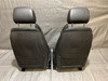 2003-2008 E85 E86 BMW Z4 Black Oregon Leather Power Seats / Rails / Pair / OEM / Z4046
