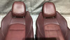 2010-2016 Nissan 370Z Convertible Wine Leather Seats / Pair /   7Z017