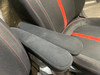 2012-2013 Fiat 500 Abarth Black Cloth Sports Bucket Front Seats / Pair / F5014 