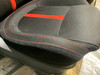 2012-2013 Fiat 500 Abarth Black Cloth Sports Bucket Front Seats / Pair / F5014 