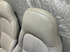 *DAMAGED* 1997-2004 Chevrolet C5 Corvette Seats / Light Gray Leather  /   C5022