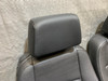 2008-2013 BMW 128i 135i Convertible Front Sport Seats / Pair / Black Boston Leather / B1009