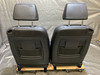 2008-2013 BMW 128i 135i Convertible Front Sport Seats / Pair / Black Boston Leather / B1009