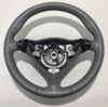 1997-2004 Porsche 986 Boxster / 996 911 3 Spoke Leather Steering Wheel / Graphite Gray / Tiptronic /   BX049