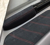 2015-2020 Subaru WRX STI Interior Door Panels / Set of 4 / Black Suede / Red Stitching /   SS011