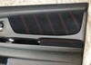 2015-2020 Subaru WRX STI Interior Door Panels / Set of 4 / Black Suede / Red Stitching /   SS011