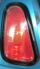 2002-2004 Mini Cooper Driver Side Tail Light / Amber Lens /   R1026