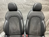 2008-2015 Audi TT Quattro Coupe S-Line Front Seats / Sabre Black Leather / Alcantara / Pair / T2009