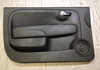 2012-2016 Fiat 500 Abarth Interior Door Panels w/ Black Leather Trim / Pair /   F5016