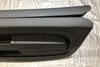 2012-2016 Fiat 500 Abarth Interior Door Panels w/ Black Leather Trim / Pair /   F5016