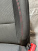 2018-2021 Jeep Wrangler JL Unlimited 4DR Rubicon Passenger Side Front Black Cloth Seat w/ Red Stitching / JL006