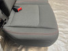 2018-2023 Jeep Wrangler JL Rubicon Unlimited 4DR 60/40 Folding Rear Seat Set / Black Cloth / Red Stitching / JL006